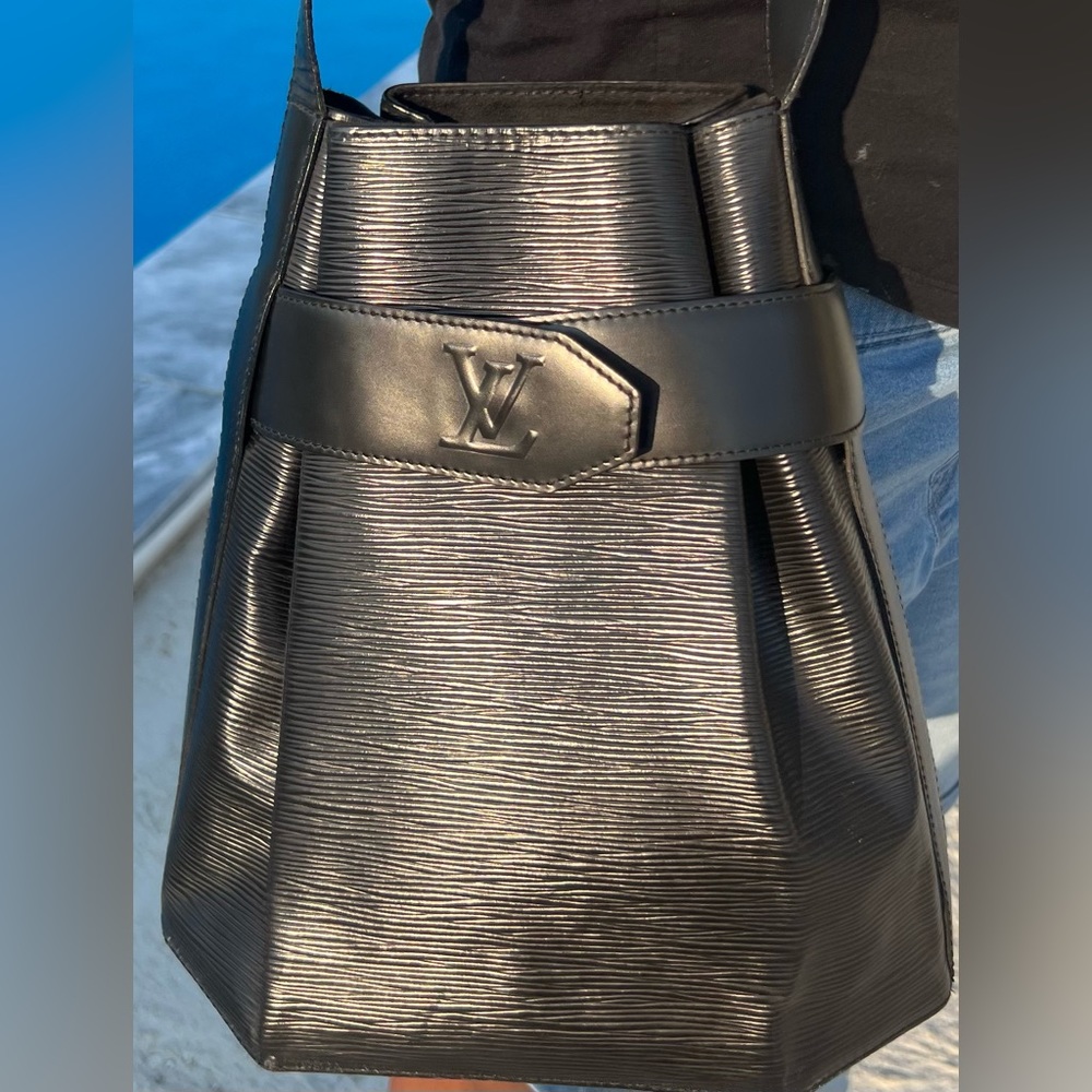 LOUIS VUITTON Shoulder Bag Sac DePaul GM Black